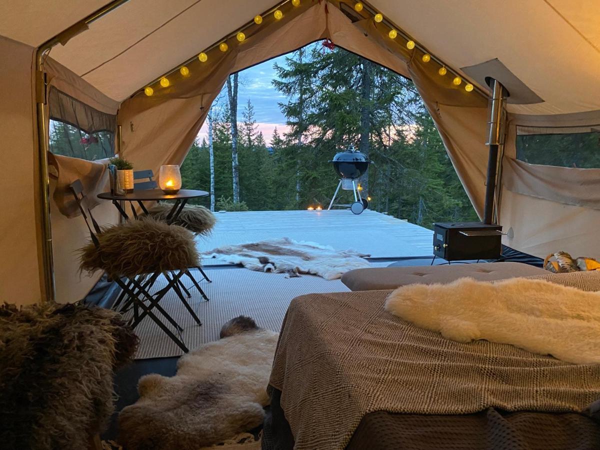 Glamping Tent With Amazing View In The Forest Torsby Eksteriør billede