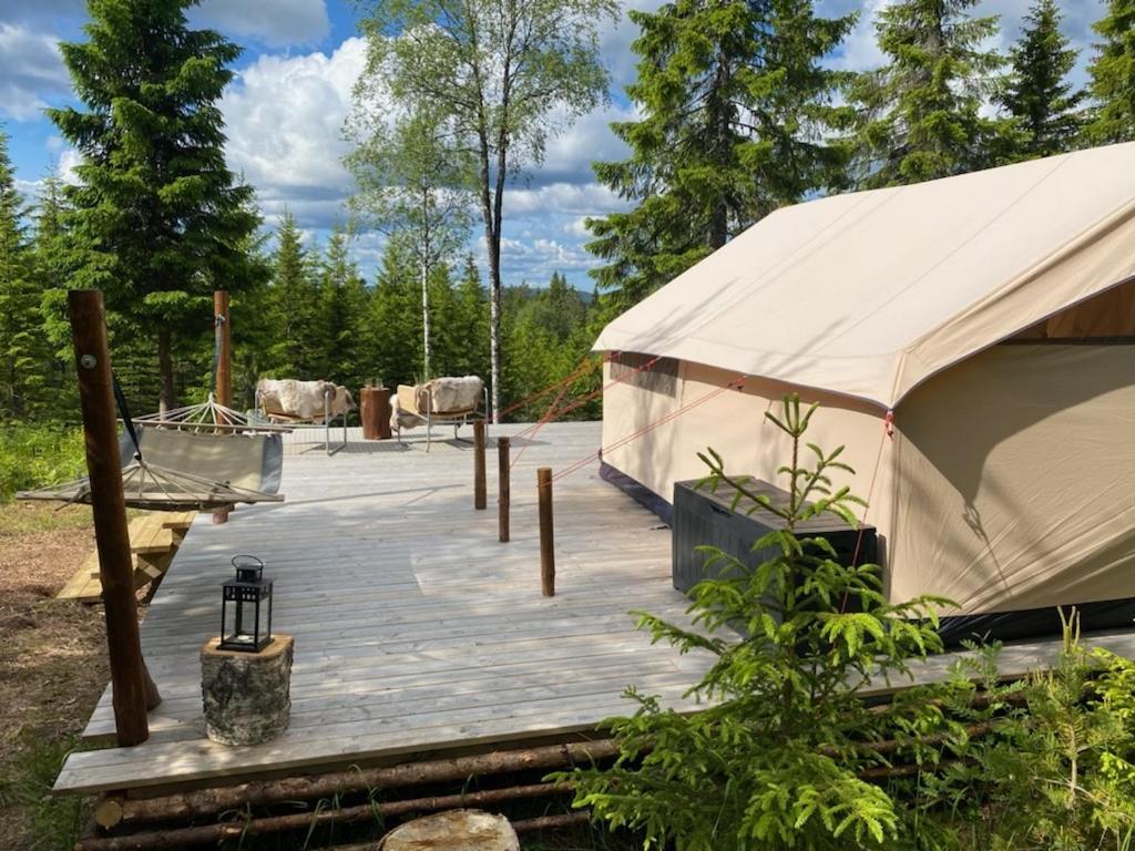 Glamping Tent With Amazing View In The Forest Torsby Eksteriør billede