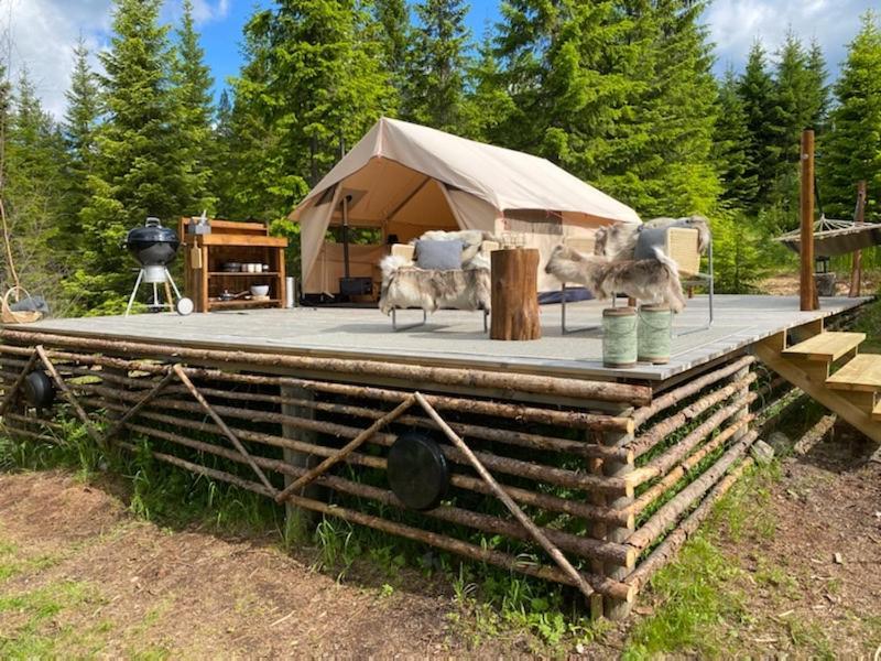 Glamping Tent With Amazing View In The Forest Torsby Eksteriør billede